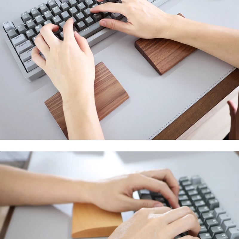 Wrist Rest Ergonomic - Walnut Hand Rest Customized Alice 75%