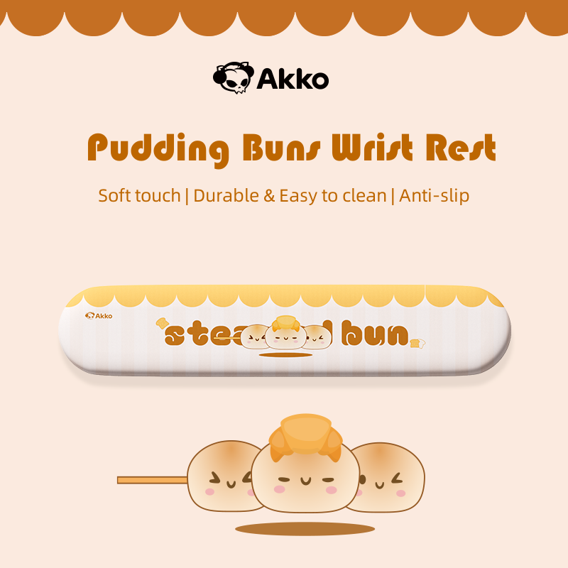 Akko Pudding Buns Keyboard Wri - Wrist Rest Ergonomic 评论和价格