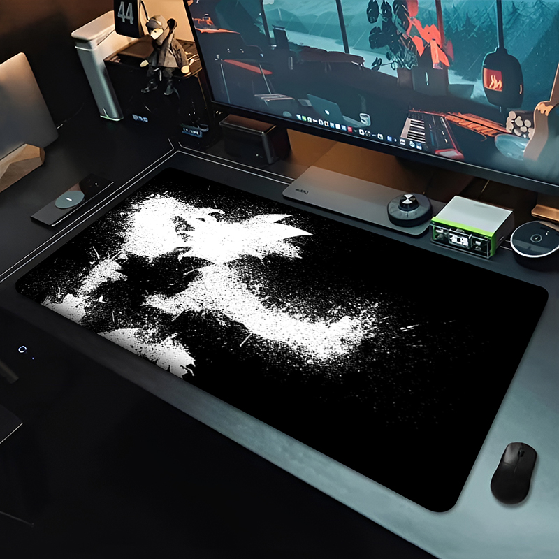DBZ Black Anime Mouse Pad Drag - Gaming Accessories For Gaming Setup 评论和价格