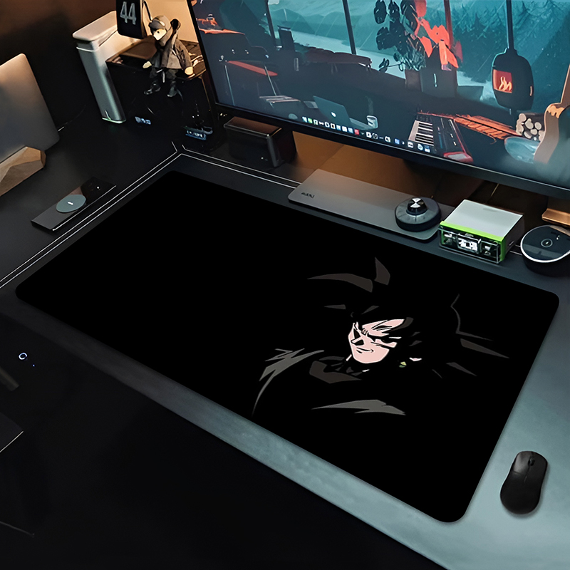 DBZ Black Anime Mouse Pad Drag - Gaming Accessories For Gaming Setup 评论和价格