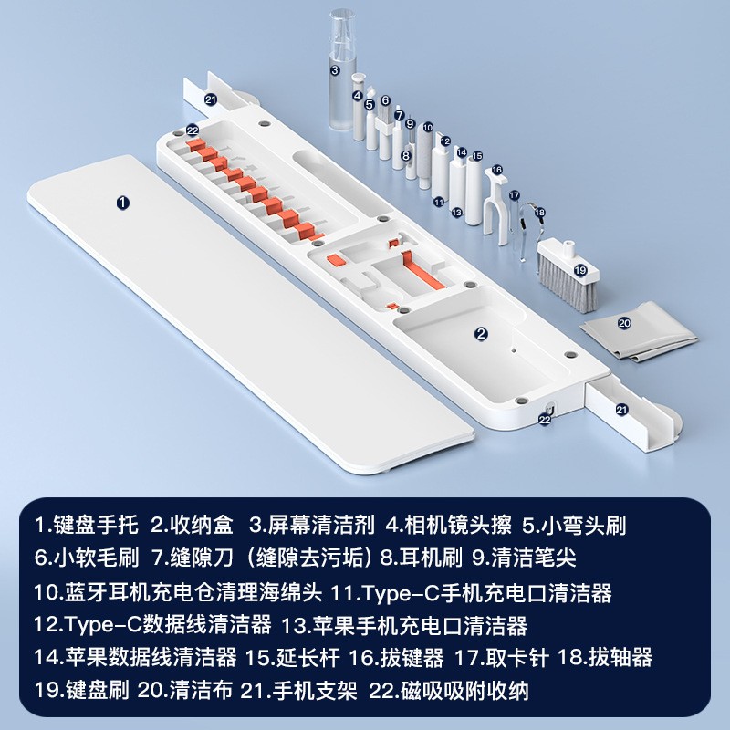 Custom 22-in-1 Keyboard Wrist  - Wrist Rest Ergonomic 评论和价格
