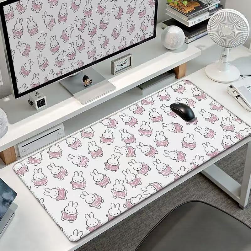 Cute Miffy Rabbit Large Mouse  - Gaming Accessories For Table 评论和价格