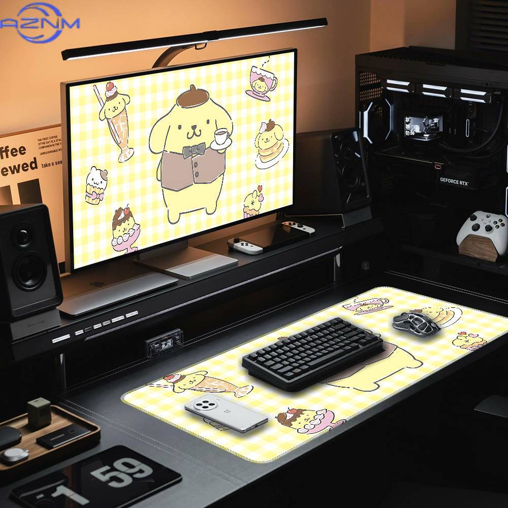 Cute P-Pompompurin Mouse Pad R - Gaming Accessories For Table 评论和价格