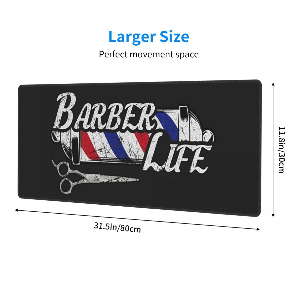 Large Mouse Pad Barber Shop Si - Gaming Accessories Shop 评论和价格