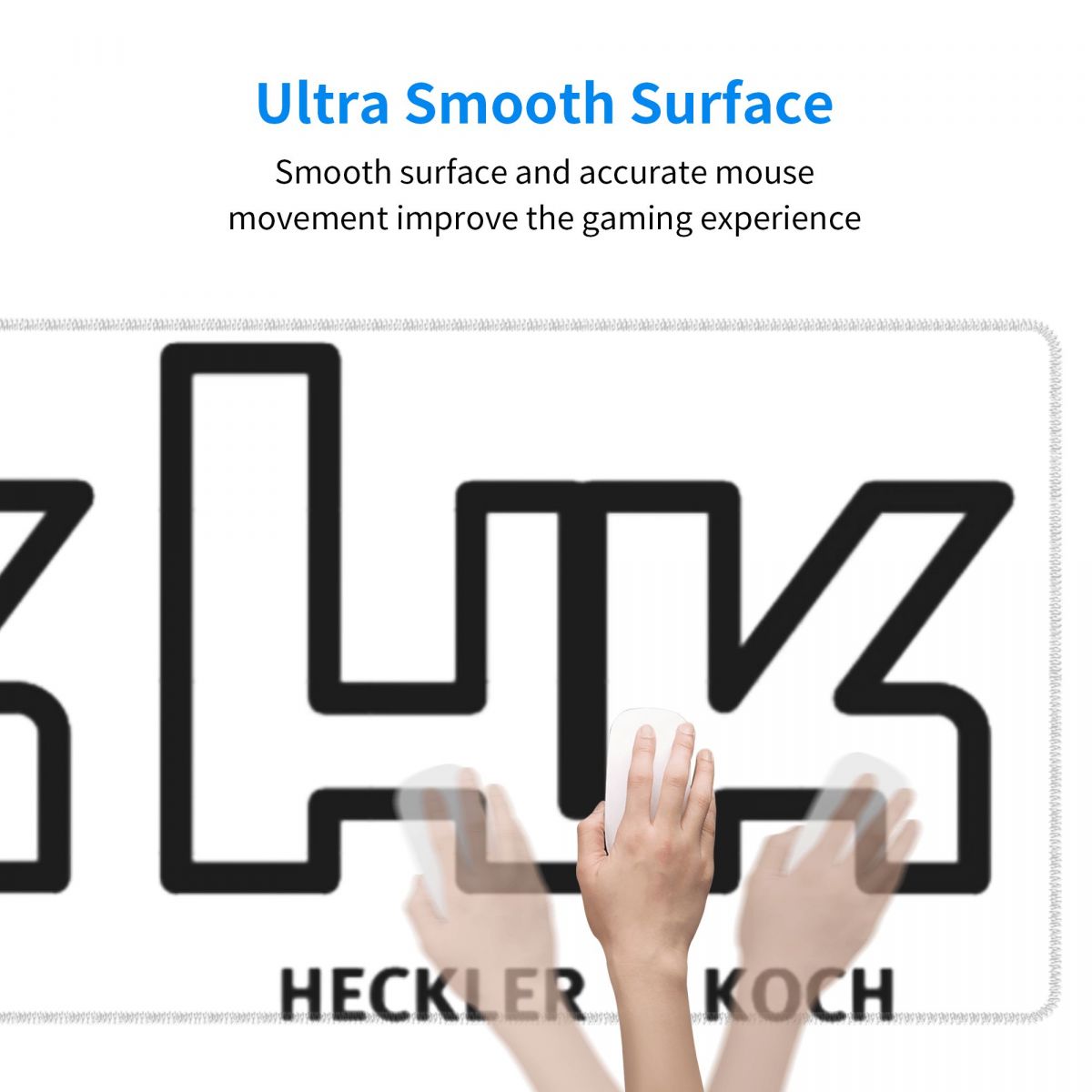 Large Mouse Pad Heckler Koch H - Gaming Accessories Logo 评论和价格