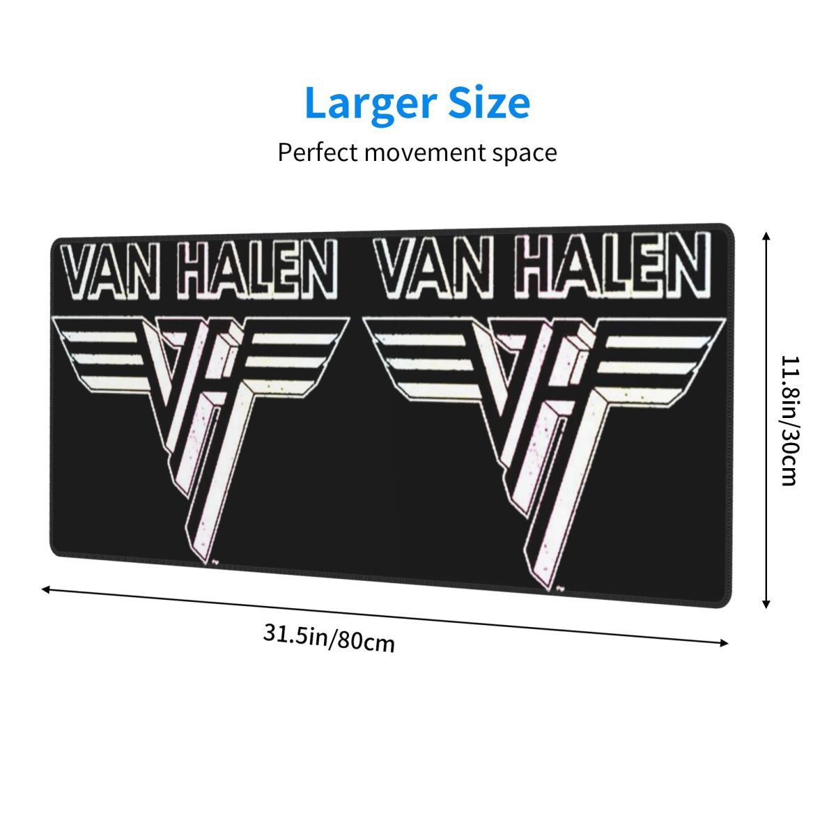 Large Mouse Pad Van Halen 5150 - Gaming Accessories Logo 评论和价格