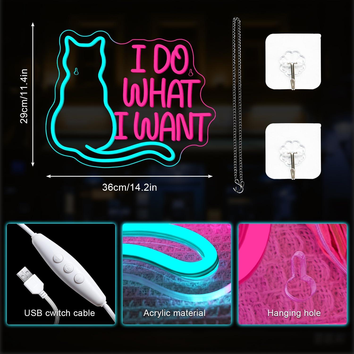 Cat Neon Sign USB Dimmable LED - Gaming Accessories Shop 评论和价格