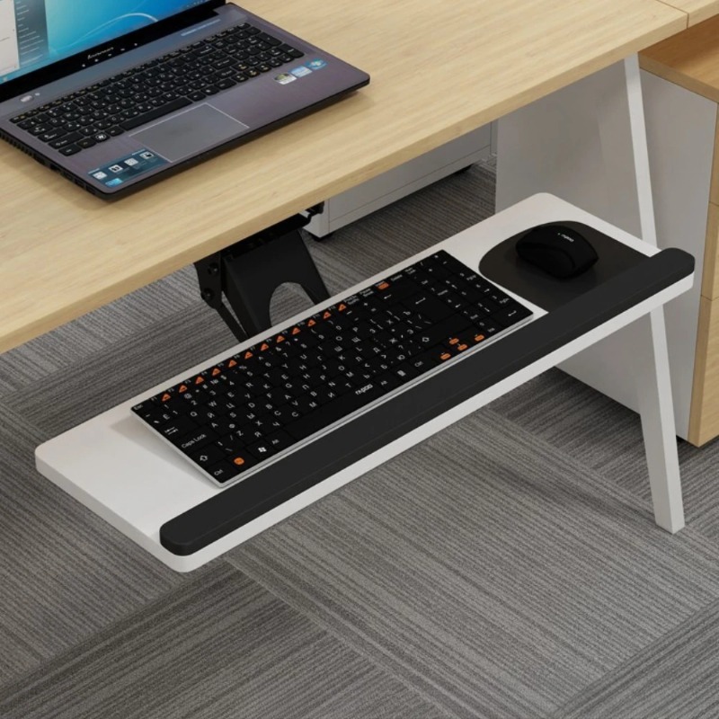 Keyboard Tray Under Desk Slidi - Wrist Rest Ergonomic 评论和价格