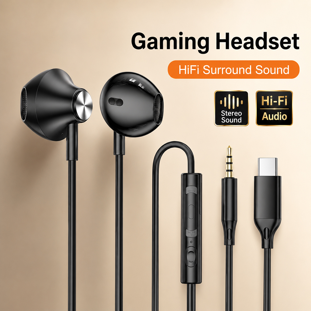 HiFi Surround Headphones Bass  - Xiaomi Gaming Accessories 评论和价格