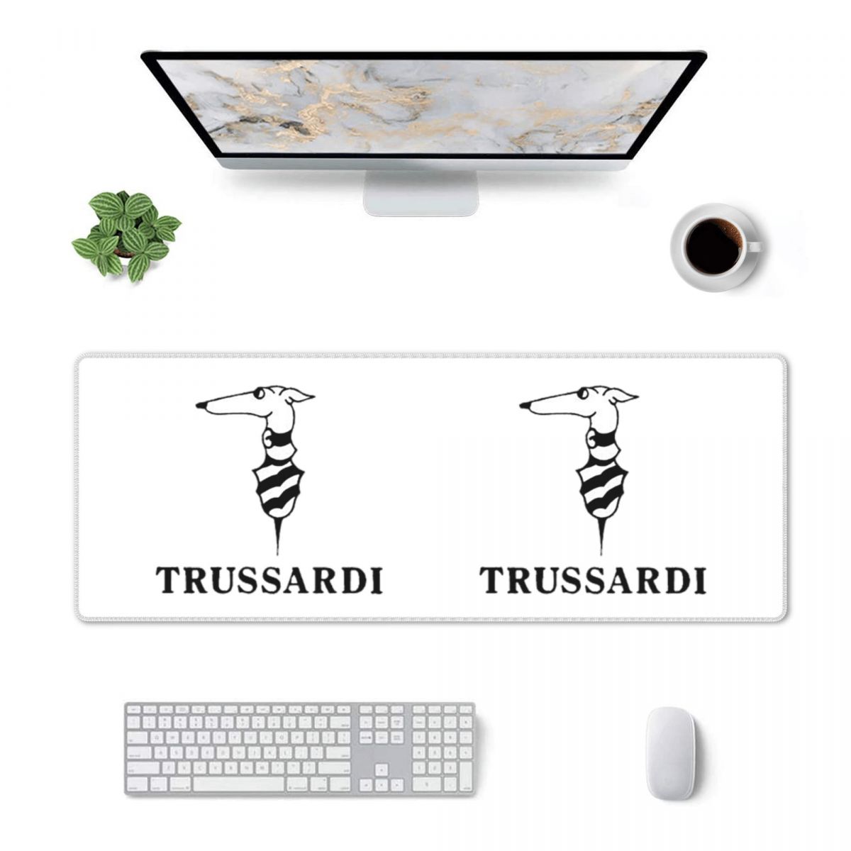 Large Mouse Pad Trussardis Log - Gaming Accessories Logo 评论和价格