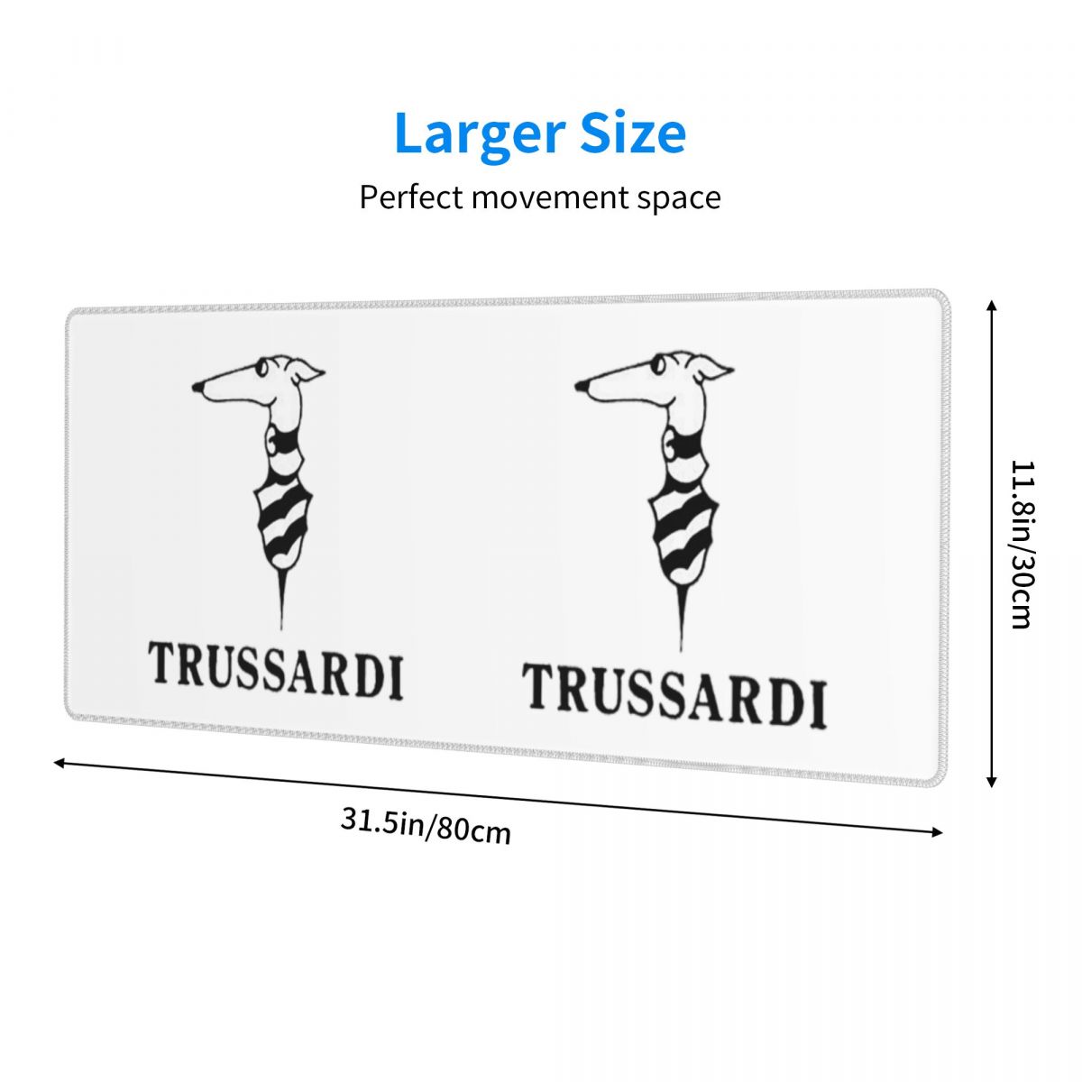 Large Mouse Pad Trussardis Log - Gaming Accessories Logo 评论和价格