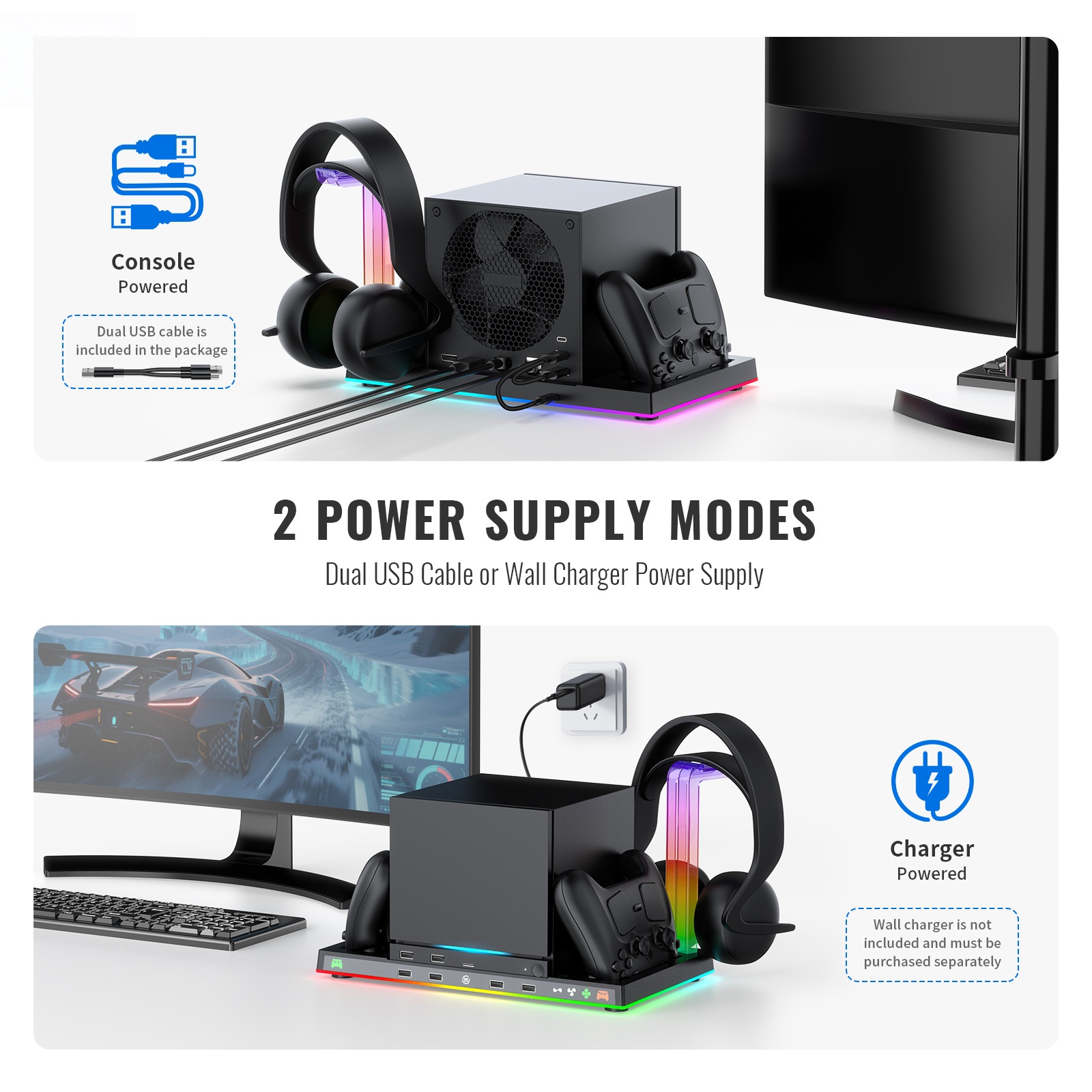 versatile dock for Steam Machi - Headset Stand Rgb 评论和价格