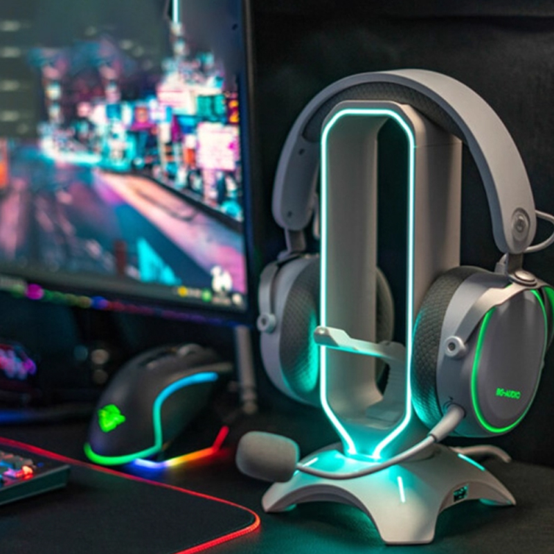 RGB Headset Stand with Mouse B - Headset Stand Rgb 评论和价格