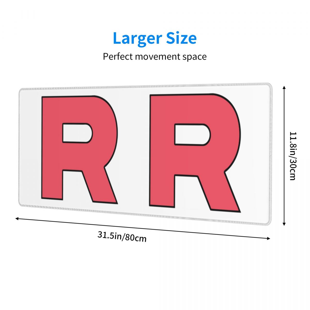 Large Mouse Pad Letter R Team  - Gaming Accessories Logo 评论和价格