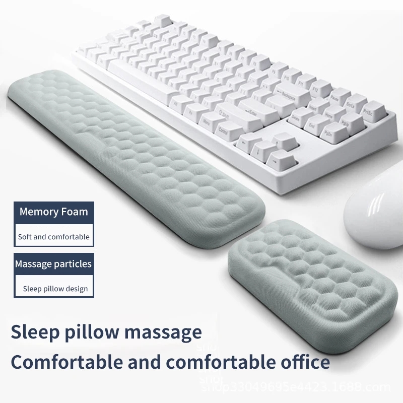 Ergonomic Memory Foam Gaming D - Wrist Rest Ergonomic 评论和价格