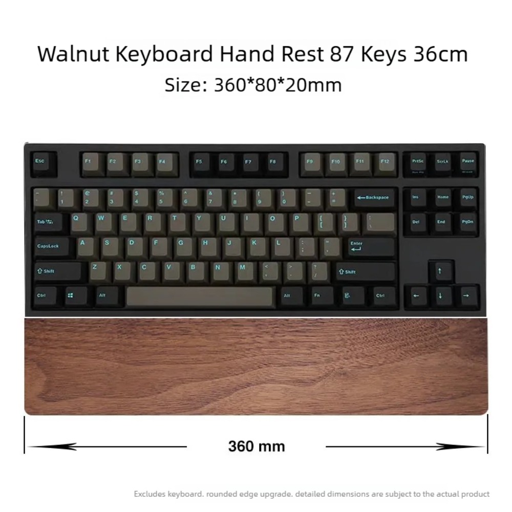 Solid Wood Keyboard Holder Con - Wrist Rest Ergonomic 评论和价格
